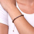 18 Karat Roségold | Gala-Armband mit Kristallpavé | Rosa